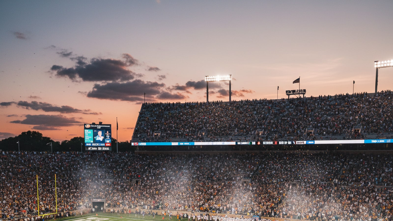 What is the average attendance at a college football game?