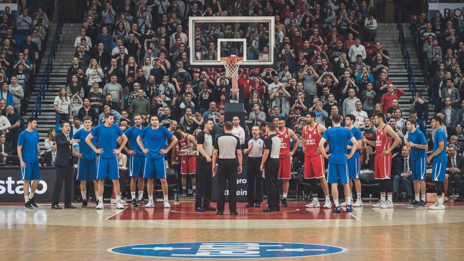 What happens when there is a tie in basketball?