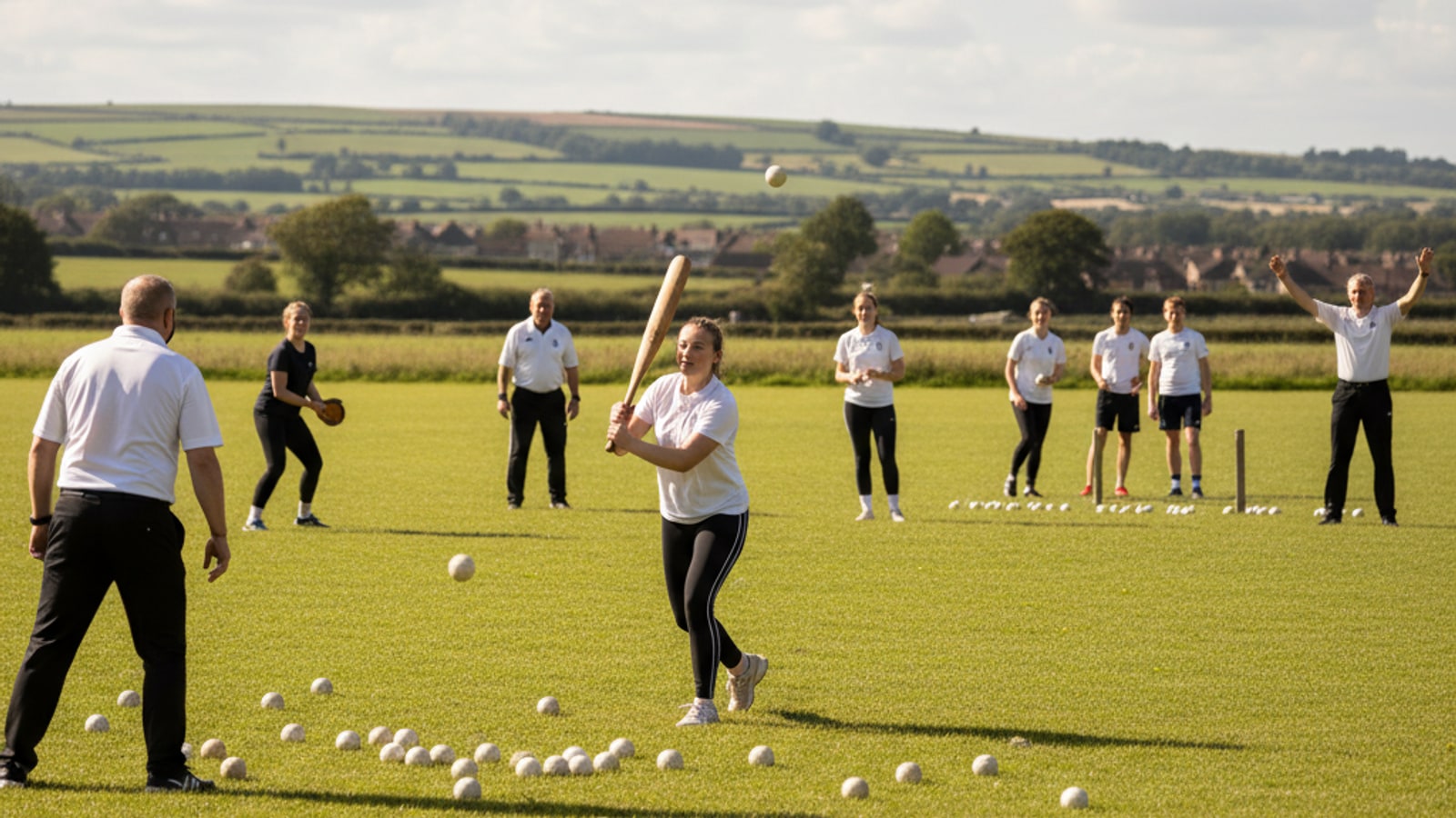 Are there umpires in rounders?