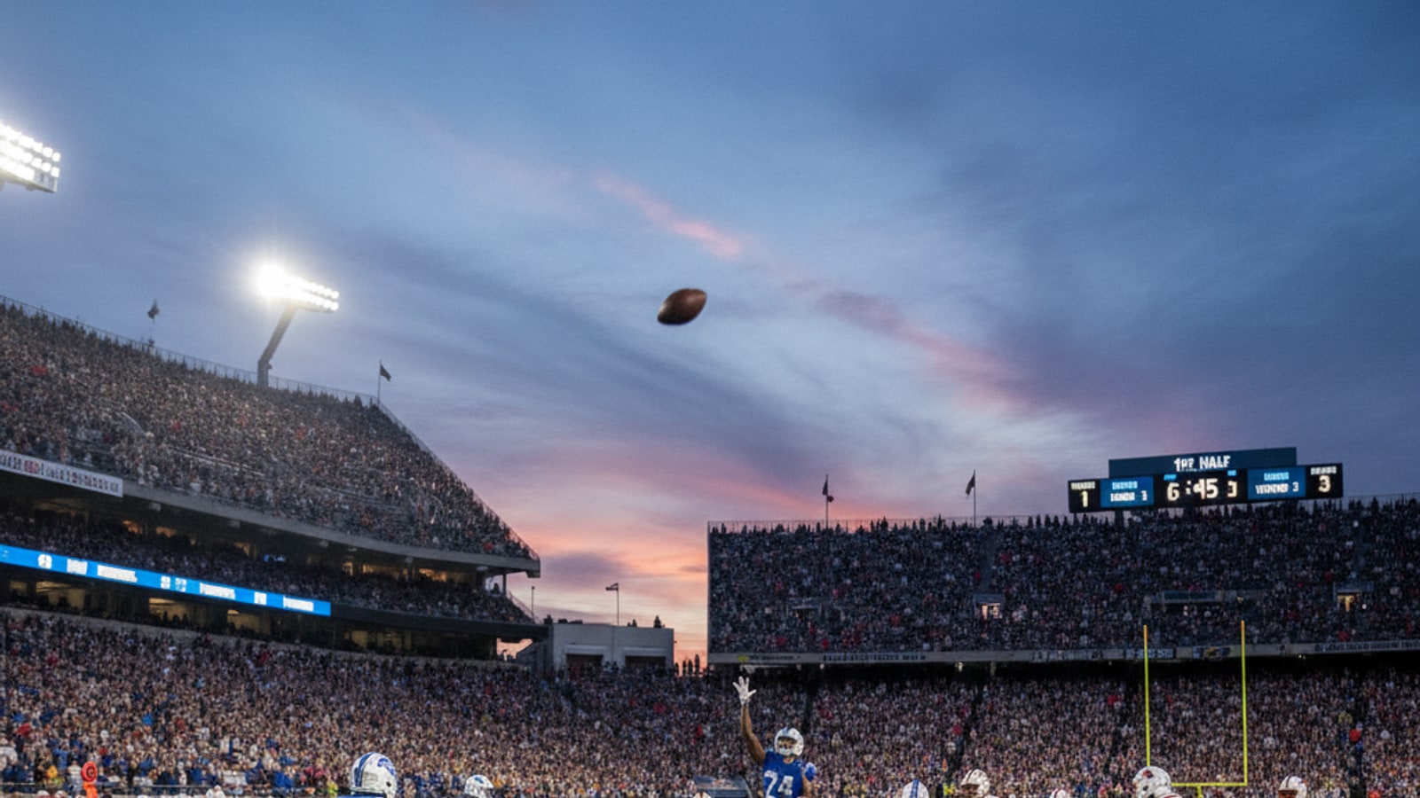 What are the odds of being the first football team to score?