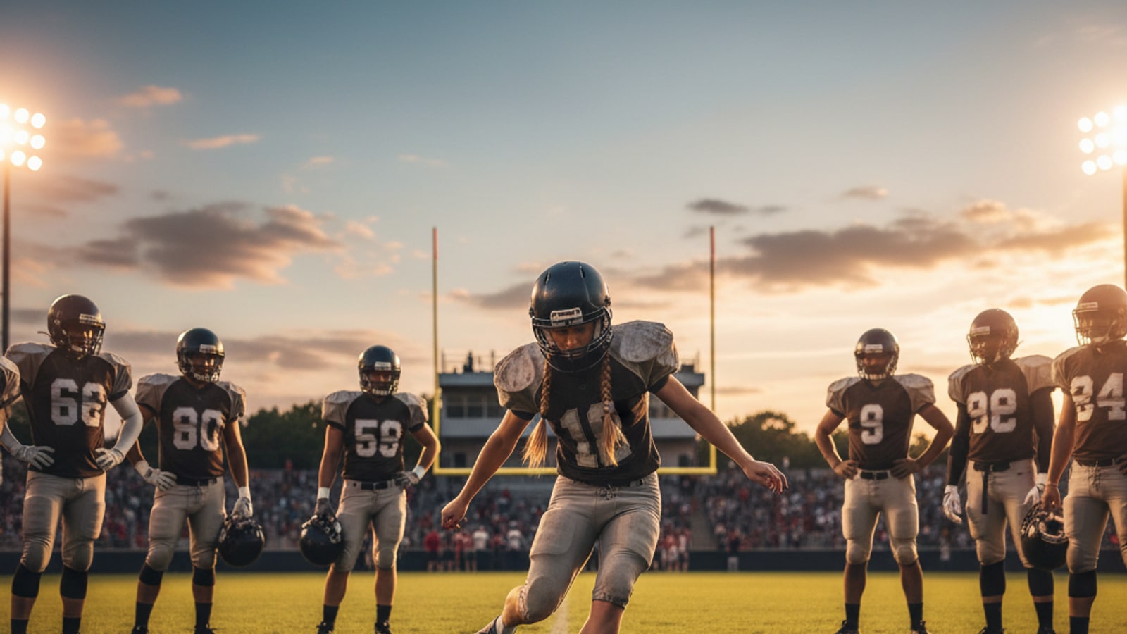 Is there a female NFL player?