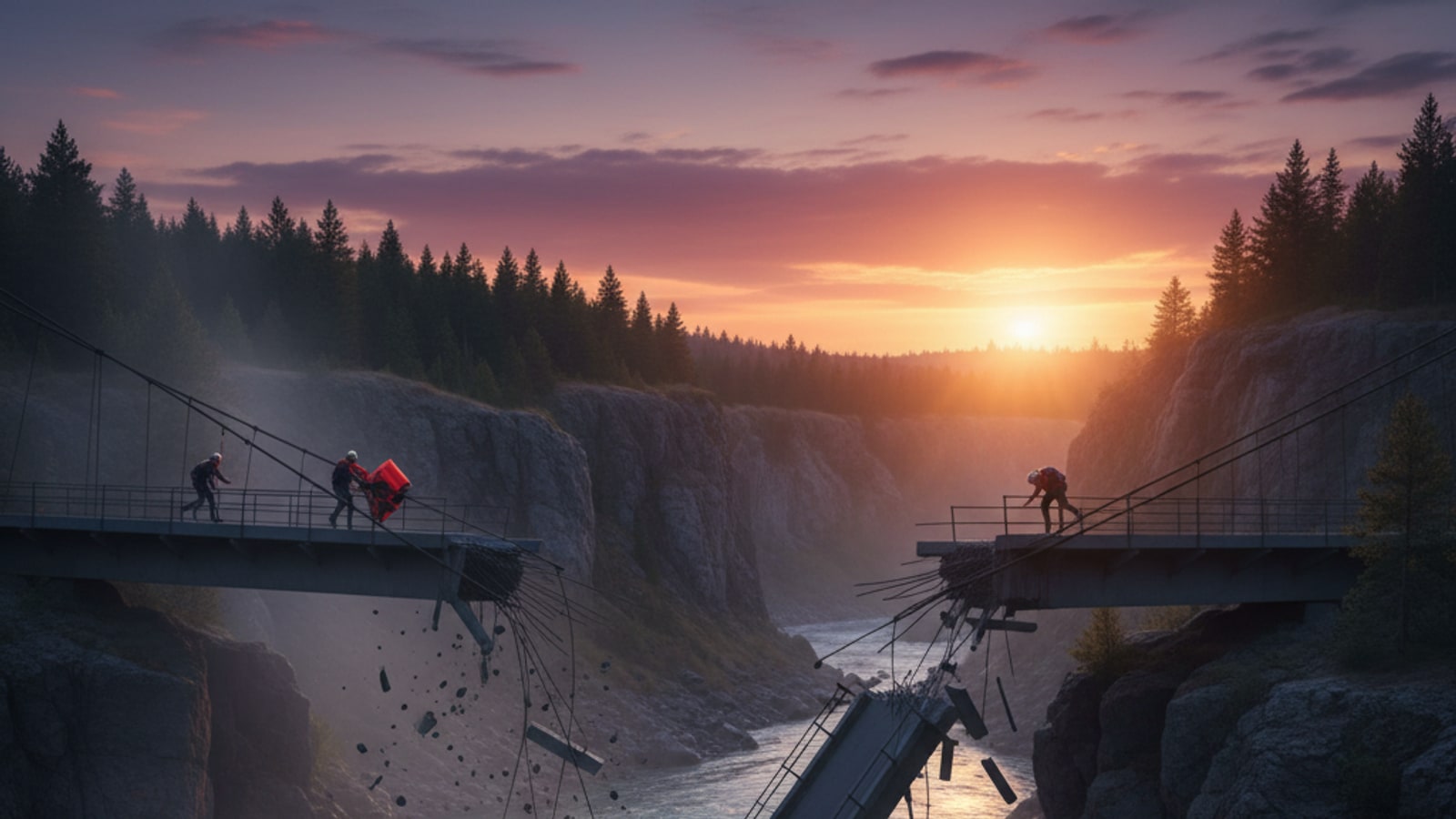 How do you survive a bridge collapse?