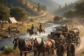 How Were Horses Used in the Gold Rush?