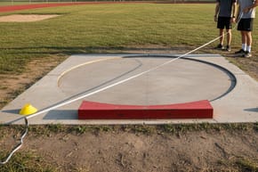 How Big Is a High School Shot Put Circle?