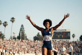 When Did Jacqueline Joyner Kersee Win the Heptathlon?