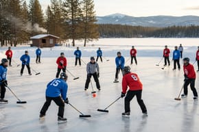 How Do You Win a Game of Broomball?