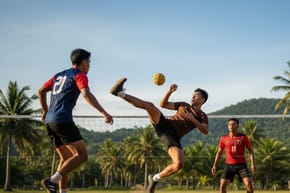 What Is a Striker in Spak Takraw?