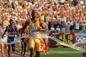 What Year Did Michael Johnson Win the Olympics?