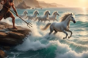 When Did Poseidon Create Horses?