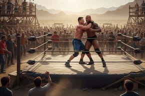 Was the Rock in UFC?