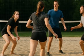 When Do You Move to the Middle in Volleyball?