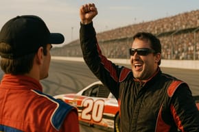 When Did Tony Stewart Win His First NASCAR Race?