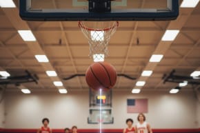 What Is the Height of the Basketball Above the Floor?