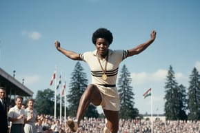 What Did Yvette Williams Do in the 1952 Olympics?
