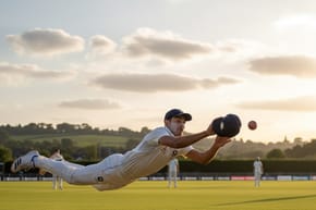 Can a Fielder Use an Article of Clothing to Catch the Ball in Cricket?